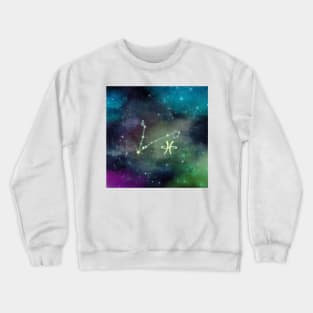 Pisces Constellation Starry Night Sky Crewneck Sweatshirt